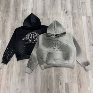 Nouveau pull à capuche tricoté personnalisé pour homme et femme, coupe ample avec motif lettres, manches longues, personnalisable, transfrontalier - Product Image 1