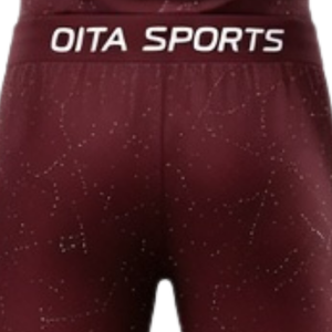 Ensemble de t-shirt et short de compression pour homme, blanc et bordeaux, séchage rapide, extensible, fitness, gym, entraînement, course à pied, vêtements de sport athlétiques - Product Image 6