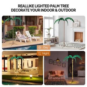 Luci da Giardino a Forma di Albero di Cocco, 7 Piedi, 306 LED, 31V 6W, Decorazione Elegante - Product Image 3