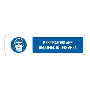 Panneau de sécurité coulissant « Respirateur Brady requis » pour zones de travail industrielles - Product Image 3