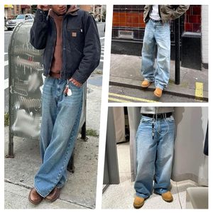Pantalones Vaqueros Anchos Personalizados con Logotipo, Pantalones de Mezclilla Holgados de Diseñador para Hombre, Producción con MOQ Bajo, Pantalones de Mezclilla de Corte Holgado - Product Image 6