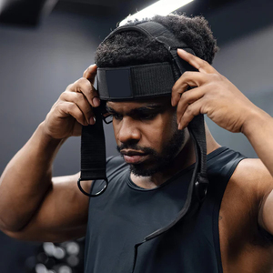 Arnés Ajustable para Cabeza y Cuello, Ecológico, para Entrenamiento Profesional de Fisicoculturismo y Levantamiento de Pesas, en Oferta - Product Image 5