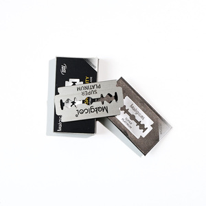 Lames de rasoir de sûreté suédoises en acier inoxydable de qualité supérieure à double tranchant pour hommes, pour salon de coiffure et barbier, à prix abordable - Product Image 1