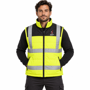 Chaleco de Seguridad para Hombre, Alta Visibilidad, Reflectante, Tejido Resistente, Ajuste Cómodo, Ligero, Tela Utilitaria - Product Image 1