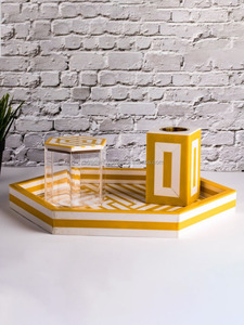 Juego Decorativo Premium para Uso Espiritual y Festivo en el Hogar, Quemador de Incienso Noor Al Sahara de Nácar y Contenedor de Acrílico - Product Image 6