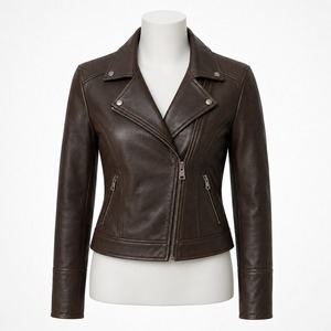 <b>Top</b> Selling Women <b>Leather</b> Jacket Breathable Eco-Friendly Stylish Design Comfortable Fit Quality Fashion Outerwear Casual Daily - Product Image 1