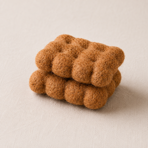 Mahaguthi <b>Craft</b> with Conscience Handmade <b>Wool</b> Felt Biscuit Pretend Play Soft Toy for 3-6 Year Olds-Unisex Educational Gift - Product Image 5