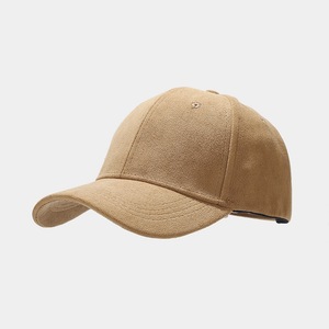 Wholesale New Fashion Unisex Blank Suede Baseball Cap Dad Hat Gorras Custom Logo Sports Caps - Product Image 5