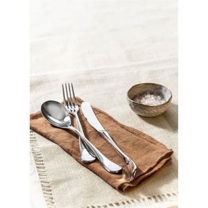 Modern Stainless steel CutlerySet Luxury Mirror Polished Silver Flatware Elegant Restaurant Hotel Dining Tableware 24pcs Cutlery - Product Image 1