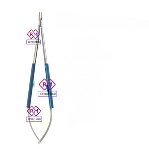 Portaagujas micro Legacy Jacobson de 25.5 cm, titanio, mandíbulas rectas con revestimiento azul, reutilizable, de MEDICAB INSTRUMENTS - Product Image 6