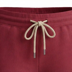 Conjunto de 2 Piezas para Mujer, Top Corto de Manga Corta y Pantalones Cortos por Encima de la Rodilla, Estampado Geométrico, Ropa Casual de Primavera/Verano - Product Image 5