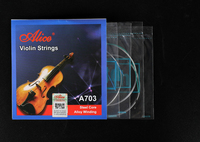 Starway Wholesale Alice A703 Violin String Stainless Steel Core Alloy Wound Professional Instruments Parts
