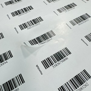 Feuille d'autocollants en papier non couché imprimée avec logo sur mesure, étiquette de scellage pour emballage de snacks, fabricant vietnamien - Product Image 2