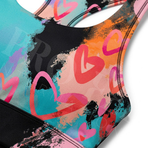 Customized Printed Design Sports <b>Bra</b> High Support Workout Gym Fitness Yoga Running Breathable Stretch Soft Comforts Sports <b>Bra</b> - Product Image 4
