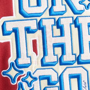 OEM Custom Leather Sleeve Cropped <b>Baseball</b> <b>Jacket</b> Plus Size Chain Chenille Embroidery Vintage Letterman Varsity <b>Jacket</b> <b>for</b> <b>Men</b> - Product Image 5