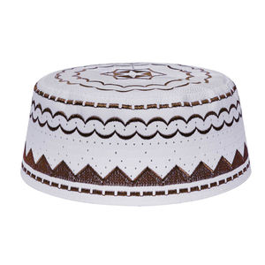 Chapeau de prière musulman pour homme, fait main, ethnique, respirant, de haute qualité, couleurs et tailles personnalisables, toutes saisons, vente en gros, best-seller - Product Image 1