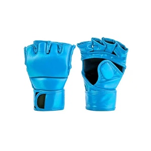 Solid Color Wholesale MMA Gloves for Adult Training Customized Logo Printing Half Finger Styles Gloves - Product Image 1