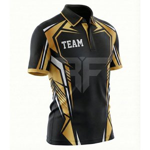 Camisas de Golf para Hombre, Tallas Grandes, de Algodón, Estampadas, Casuales, de Alta Calidad, con Nuevo Diseño de Sublimación, las Más Vendidas - Product Image 3