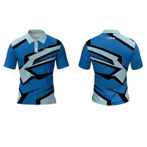 T-shirt de sport personnalisé, design de polo, impression par sublimation, polos de golf en polyester - Product Image 4