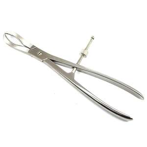 16cm 3.5mm Manual Steel and Stainless Steel Forceps with <b>Thread</b> <b>Lock</b> for Bone Reduction Power Source Manual by Dentavex - Product Image 5