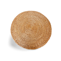 Alfombra Artesanal CANDANI D100 de Jacinto de Agua, Tejida Naturalmente, Ecológica, Estilo Boho, para Sala de Estar, Dormitorio, Decoración del Hogar, Venta al por Mayor