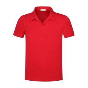 ผลิตโดย Render Industries OEM ขายส่ง เสื้อโปโลผู้ชายแบบเรียบ ดีไซน์ใหม่ คุณภาพสูง ระบายอากาศได้ดี - Product Image 2