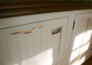 Brass Antique Cabinet Handle Vintage Main Door Wardrobe Handle Durable <b>Drawer</b> Cupboard Pull for Home Office - Product Image 3