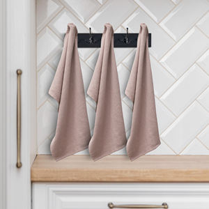 Serviettes de cuisine 100% coton écologiques, tissées à carreaux, à séchage rapide, lavables en machine, carrées et rectangulaires, résistantes aux enfants, en tissu éponge simple face - Product Image 3