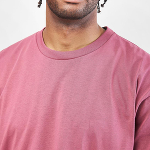 T-shirt décontracté pour homme à manches courtes, 100 % coton, col bateau, doux, respirant, séchage rapide, tissu toile, streetwear quotidien - Product Image 5