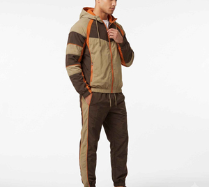 New Arrival 2026 Quick Dry Regular Printed Plain Casual Nylon Polyester <b>Windbreaker</b> Streetwear Suit 2 1 Design Winter - Product Image 4