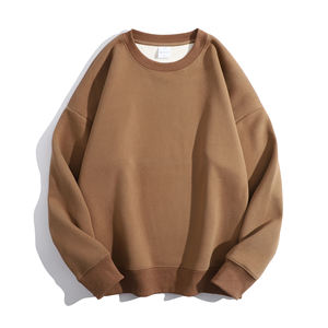 Wholesale 100% Cotton 450gsm Sweater High Quality <b>Men</b> Pullover Sweatshirts Printing Embroidery Custom <b>Jumper</b> Top Casual Wear - Product Image 4