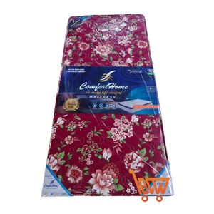 Matelas en mousse pliable Queen Size de 4 pouces d'épaisseur, confortable, avec tissu matelassé, pour la maison, l'hôtel ou l'auberge - Product Image 1