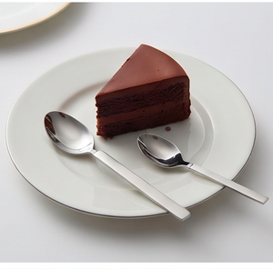 Juego de cubiertos minimalistas de acero inoxidable con acabado de alto brillo, resistentes al óxido, para bodas, cenas elegantes y uso en la cocina. - Product Image 2