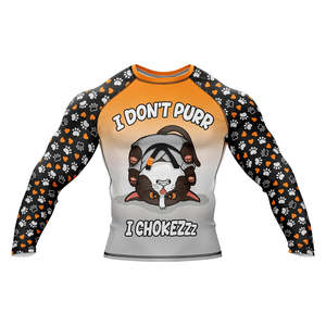Custom Short <b>Sleeve</b> Men's MMA Rash Guard-Breathable Comfortable Custom Logo OEM Service High Quality Custom Color & Material - Product Image 1