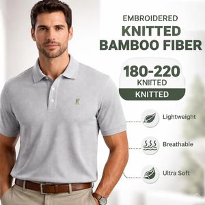 Exportador de Camisetas Polo Bordadas Personalizadas, Fabricante de Ropa Sostenible de Bambú, Exportador de Prendas de Bambú de Tiruppur, Venta al Por Mayor - Product Image 4