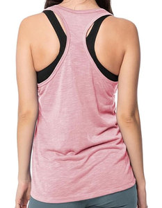 Women's Racerback Tank <b>Tops</b> Solid Color Breathable Knitted Active Wear Sporty Style Hollow Out Design Multi Colors Available - Product Image 6