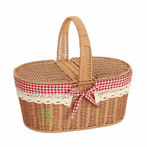 Panier de rangement en rotin tressé à la main en forme d'arc avec couvercle – Haute qualité, nouveau design, fabriqué au Vietnam - Product Image 6