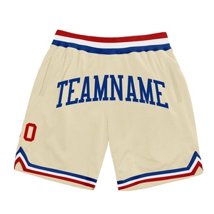 Wholesale Direct OMMIZ INDUSTRY Best Selling Custom White Purple-Gold Authentic Throwback Basketball Shorts - Product Image 2