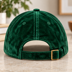 Gorra de Béisbol de 5 Paneles de Terciopelo, Estilo Urbano, Deportiva, para Golf, con Visera Plana, MOQ Bajo, Logotipo Bordado Personalizado, OEM, Venta al Por Mayor - Product Image 3