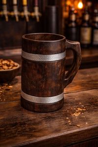 Handcrafted Wooden Mug Natural Wood Drinkware Export Quality Manufacturer Eco Friendly Wooden Mug <b>Reusable</b> Coffee <b>Cup</b> Handmade - Product Image 5