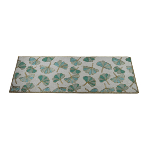 Elegant <b>Gold</b> Pumpkin Beaded <b>Table</b> <b>Runner</b> Irregular Shape Fabric Decorative Mats Glam Style Handmade Home Decoration - Product Image 2