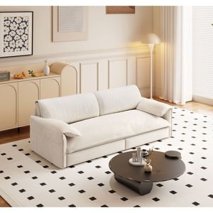66\" Queen Convertible Velvet Loveseat <b>Bed</b> 3-in-1 Pull Out <b>Sofa</b> <b>with</b> Side <b>Storage</b> Multi-Functional Living Space Sleeper <b>Sofa</b> - Product Image 4