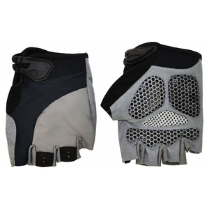 OEM Service Cycling Gloves For Men Women Palm Padded Gray Color Lightweight <b>Half</b> Finger Anti <b>Slip</b> Sports Cycling Gloves - Product Image 1