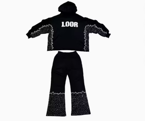 Ensemble de survêtement oversize délavé à l'acide pour femme – Hoodie et pantalon de jogging confortables pour le quotidien - Product Image 2