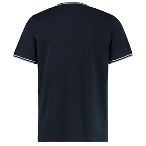 T-shirts à manches courtes pour hommes, coupe classique, col rond, tricot uni, 100% coton, haute qualité, respirant, séchage rapide, logo personnalisé - Product Image 5