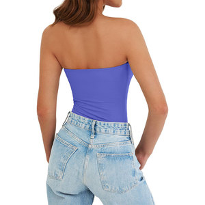 Minimalistic Top Quality Design Women's Tube Top Anti Bacterial Eco Friendly With Adjustable Tube Top With Customizable Printing - Product Image 5