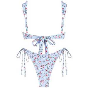 Conjunto de Bikini Sublimado para Mujer, Diseño Elegante, Ligero, Antiarrugas, Cómodo y Transpirable, en Oferta - Product Image 2