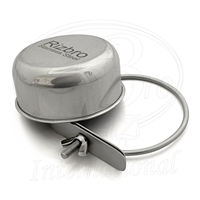 Bol de nourriture pour oiseaux en acier inoxydable réutilisable avec pince pour accrocher dans la cage, taille 3,15 x 1,5 pouces, gobelet à eau et à nourriture pour oiseaux