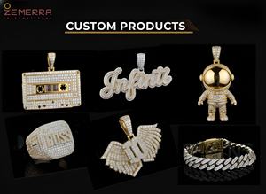 Chaîne cubaine Hip Hop en argent sterling 925 plaqué rhodium avec moissanite VVS D, collier de luxe pour homme, bijoux fins, cadeau - Product Image 4