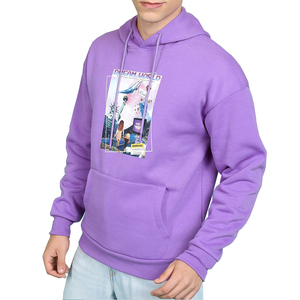 Sweat-shirts d'hiver pour hommes 100% coton respirant décontracté à capuche avec poche en tissu polaire de haute qualité Service OEM - Product Image 4